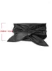 Riemen 2023 dames zacht leer met rode mode -serie Long Black Wide Bow Tie Brand Kledingaccessoires