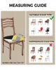 Pokrywa krzesełka Streszczenie żółtej geometrycznej fragmentu fotelika Poduszka rozciągająca się do jadalni pokrowca na domowe dla domu el bankiet salon