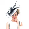 Berets Damen Fascinators Hut Party Hochzeit Sinamay Wide Brim Fedora Kopfschmuck Haarschmuck 221107 Drop Lieferung Mode Hüte SC Dhmaj