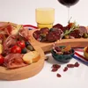 접시 남근 모양 아페리티프 접시 과일 나무 공예 장식 파티 정원