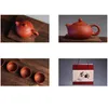 Zestawy herbaciarskie chińskie tradycyjne zbiór herbaty Purple Clay kung fu filiżanka kubka Pakiet Ceramiczny prezent czajniczka z prezentami upuszczona dostawa H DH8CT