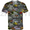 メンズTシャツの世界の世界3DプリントTシャツGERANDゲーム漫画スウェットシャツ年ギフト子供男性衣料品ストリートウェア230110