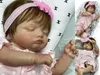 Bonecas 18" Acabadas Rosalie Reborn Baby Sleeping Little Cute Bebe Boneca Renascida Brinquedo Para Crianas Menina 230110