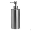 Liquid Soap Dispenser Bathroom Kitchen Pump Hand Sanitizer Standing Stainless Steel Shampoo Container Bedroom Lotion Bottle Drop Del Dhpib