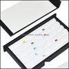 Jewelry Boxes Quality Mute Magnet Er Superior Leather Diamond Display Box Mini Stone Storage Case Gemstone Holder Organizer Travel 6 Otrxo