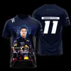 Men T-shirts 2023 Alfa T Shirts Formula One F1 Team Racing Car 3D Print Bay Men Women Fashion Round Neck T-shirt Kids Tops