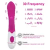 Jouets sexuels masseur jouets pour femmes 30 fréquence langue léchant vibrateur point G stimulateur de Clitoris mamelon vagin Anus Massage lapin