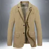 Men's Jackets Brand 2023 Jacket Men Blazer Coat Pure Cotton Fabric Luxury Fashion Casaco Masculino Removable Brooch 5 Colors S-4XL