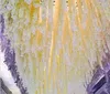 34 CM Fleur De Soie Artificielle Glycine Orchidée Chaîne Rotin Maison Jardin Tenture Fleurs Vigne Pièce Maîtresse Fête De Noël Décoration De Mariage Fond En Gros
