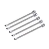 5pcs Raucheröl Schnupftabak Löffel Verdampfer Rohrreinigungswerkzeuge Titanium Nagel Löffel Edelstahl Trockener Kräuter -Dabber -Werkzeug für Wachs FY2690 BB0110