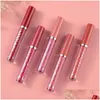 Lip Gloss Handaiyan Base Matte Liquid Lipstick Longlasting Mini Dunne Tube Lipgloss Nitegloss Nitstick Cup niet gemakkelijk te vervagen Groothandel Make -up Li DHW9Y