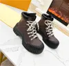 Designer di lusso Ruby Flat Ranger Stivali alti BEAUBOURG Stivaletti in pelle di vitello Chunky Martin Scarpe invernali Piattaforma laureata Desert Lace-up Sneakers Taglia 35-41