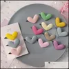 Haarclips Barrettes 3 stks/Set Candy Color Star Heart Clip Kinderen Flower Bow schattig meisjes zoete haarpin hoofddeksel accessoires voor wo otsd1