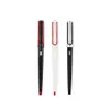 Stylos Plume Luxe Classique Haute Qualité Longueur Droite Stylo 0.5Mm Noir Foncé Rouge Bureau Écriture Papeterie Drop Delivery School Bu Dh6Jt