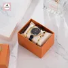 Orologi da polso Moda Orologio da polso da donna nero Orologio da polso da donna semplice blu Orologio da regalo femminile elegante e casual Set da 3 pezzi Marchio Zonmfei