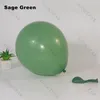 Andere decoratieve stickers 137 stks retro groene witte ballon slinger boog bruiloft decoratie gouden latex luchtballonnen pack baby shower verjaardagsfeestje decor 230110