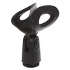 Microphones C1FB Flexible Microphone Mic Stand Accessory Plastic Clamp Clip Holder Mount Black