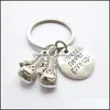 Key Rings Never Give Up Boxing Gloves Inspirational Keychain Fitness Bodybuilding Creative Backpack Pendant 405 8Owre 6Sg10 803 Drop Otp39