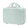 Mini Suitcases Cosmetic Bags Cases Suitcases Portable suit 14 "16" cosmetic with hand gift small mini travel code storage bag 230110
