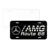 12x6inches Sublimation Metal Car License Plate Heat Transfer Blank Consumables Printing DIY Aluminum Plate A0117