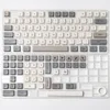 Tastiere XDA Profile 120 PBT Keycap DYESUB Personalizzato minimalista bianco grigio inglese giapponese per tastiera meccanica MX Switch 230109