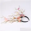 Kerstdecoraties Antlers Hoofdband Po Studio Sen Department Branch Kleed Hoofd Decor Accessories Drop Delivery Home Garden Fes DHE87