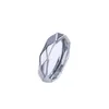 Classique G marque femmes hommes bague en acier inoxydable simple couple anneaux 18k plaqué or argent couleurs dorées mode femmes bijoux de fiançailles cadeau d'anniversaire