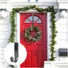 Рождественские украшения домашние регулируемые дверь вешалка выдвижная венок -хранение крючко
