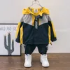 Clothing Sets Winter Toddler Children Clothing Sets Boy Jacket Coat Outfits Long Sleeve Boy Baby Sets Windproof Kids Clothes Boys Clothing 230110