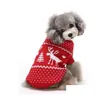 Dog Apparel Pets Knitted Sweater Christmas Tree Milu Deer Printed Sweaters Winter Dogs Warm Coats Xtmas Halloween Party Clothes Drop Dhmus