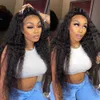 Nxy Lace Wigs 2 3 4 Bundles 30 32 38 Inch Deep Wave Bundles Brazilian Hair Weave Curly Bundle Water Remy Human Hair 230106