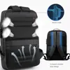 Backpack Shell Design Classic Classic 15.6inch Laptop Men Anti -Roubo Travel Qualidade Escola de carregador USB à prova d'água