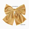 Stirnbänder 12pcs Frauen Große Bogen Haarnadel Chiffon Big Bowknot Flecken Barrettes Feste Farbe Pferdeschwanz Haarzubehör Großhandel DRO DH6DM