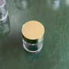 Garrafas de armazenamento 10ml/jarra 20/50/100pcs tampa dourada transparente de maquiagem vazia contêineres de plástico cosmético para glitter de acrílico em pó