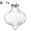 Décoration de fête Arbre de Noël Suspendu Bouteille Transparente Multi Forme En Plastique Vide Boule Pendentifs Pour Noël Décor Micro Aménagement Paysager Fourniture