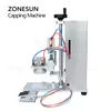 Zonesun semi-automatische fles aftappen machine metalen draaiing-off flesglazen pot flesjes doppen jam chili saus zs-xg450d