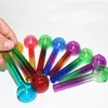 Dabber Tools E Cig Handcraft Pyrex Glass Oil Burner Pipe Mini Smoking Hand Pipes Thick Glass Pipe Oil Colorful Pipe for dab oil rig glass bong