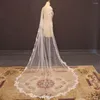 Wraps Pearls Lace Long Wedding Cape 250CM White Ivory Bolero With Bridal For Dresses