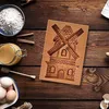 Baking Moulds Wooden Gingerbread Cookie Mold Cutter Press 3D Cake Embossing Animal Bakery Gadgets