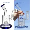 Recycler Dab rigs Matrix Perc Hookahs Glass Water Bongs Smoking Pipe Oil Rig Heady Water bongs With 14mm Banger