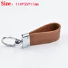 Keychains Leather Keyring Ryggsäck Ornament Keychain Lucky Fashion Simple Anime Accessory Bag Tillbehör