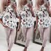 Women's Blouses Fashion Women Summer Chiffon Blouse 2023 Ladies Short Sleeve Casual Shirt Loose Butterfly Printed Tops & Shirts