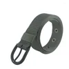 Belts Selling Unisex Canvas Belt Quality Pin Buckle Men Outdoor Casual Youth Students Nylon Weave Jeans