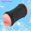 Sex toys Massager 2 in 1 Aircraft Realistic Vagina Oral Mouth Deep Throat Tpe Male Masturbator Cup Blow Job Erotic Toys for Men