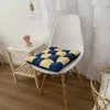 Kissen Gitter Perle Wolle Komfort Sitz verdicken Tatami Esszimmerstuhl einfarbig Home dekorative Sitzsofa Kissen