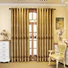 Curtain European-Style Chenille Embroidered High Shading Light Blackout Curtains For Living Room Bedroom Luxury Home Decor