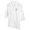 Manteau Enfants Coupe-Vent Veste Lab Costume Accessoires Garçon Blanc Polyester Fibre Scientifique Robe Hommes Femmes