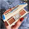 Eye Shadow Novo Chocolate Eyeshadow Palette 6 Color Silky Naked Waterproof Easy To Wear Shimmer Matte Coloris Makeup Palettes Drop D Dhqfy