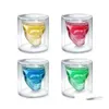 Tasses 25Ml 70Ml 150Ml 250Ml Vin Coupe Skl S Verre Bière Whisky Halloween Décoration Creative Party Transparent Verres Boire Goutte Dh6Qk