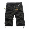 Shorts pour hommes été Cargo Cool Camouflage coton décontracté s pantalons courts marque vêtements confortable Camo pas de ceinture 230110